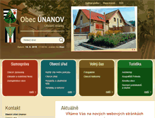 Tablet Screenshot of obecunanov.cz